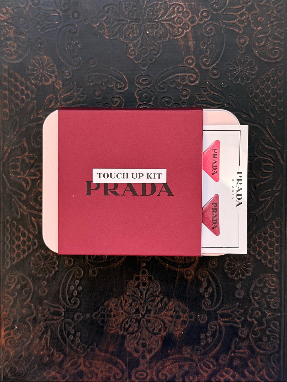 Prada Touch Up Kit - NWT Deep Rose & Soft Pink Compact